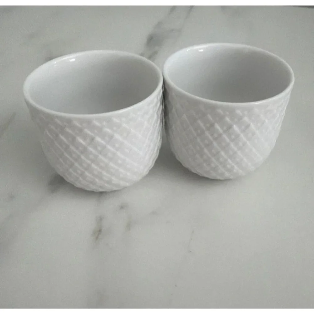 Lyngby Porcelain Rhombe Egg Cup 1.8